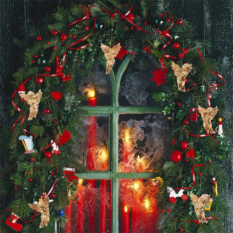 6Pcs Christmas Angel Ornaments Christmas Tree Decorations Hanging Pendant Angels Xmas Hanging Decors For Home DIY Party