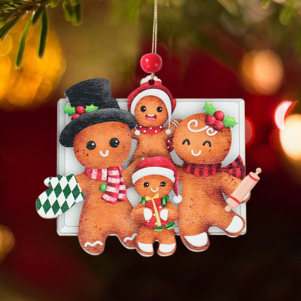 Christmas Wooden Gingerbread Man Xmas Tree Hanging Ornaments Christmas Decor For Home 2024 Cristmas Xmas Gifts Navidad New Year