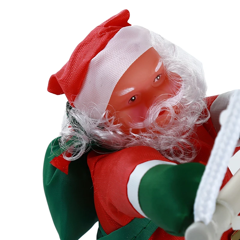 Santa Claus Climbing Ladder Ornaments Xmas Tree Santa Claus Climbing Ladder Rope Hanging Pendant 2023 Merry Christmas Decoration