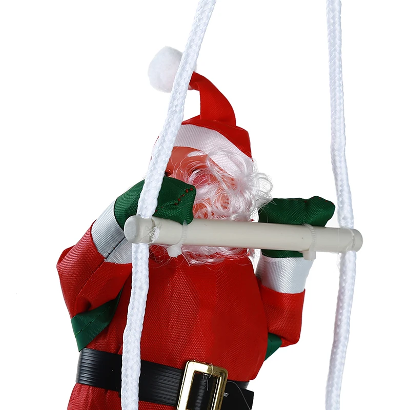 Santa Claus Climbing Ladder Ornaments Xmas Tree Santa Claus Climbing Ladder Rope Hanging Pendant 2023 Merry Christmas Decoration