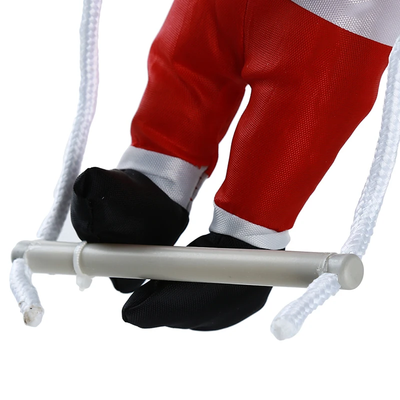 Santa Claus Climbing Ladder Ornaments Xmas Tree Santa Claus Climbing Ladder Rope Hanging Pendant 2023 Merry Christmas Decoration