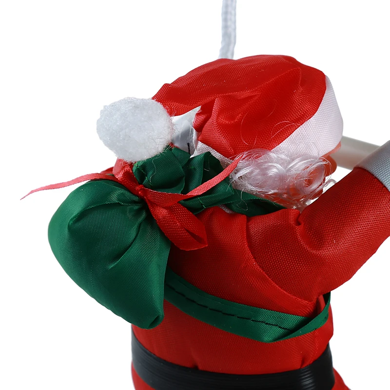Santa Claus Climbing Ladder Ornaments Xmas Tree Santa Claus Climbing Ladder Rope Hanging Pendant 2023 Merry Christmas Decoration