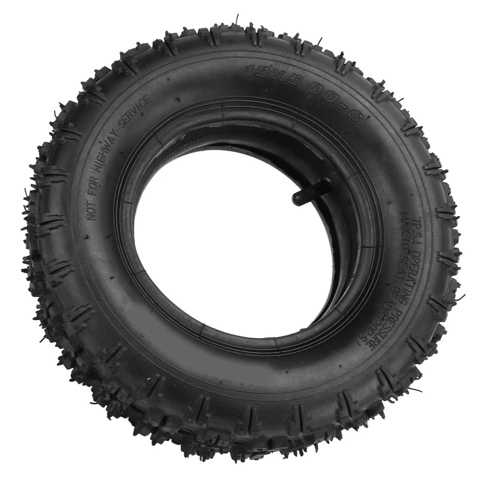 13x5.00-6 Tire and Inner Tube Set with Straight Valve Stem for Razor Dirt Quad Electric Scooter Parts Accessories 13*5.00-6