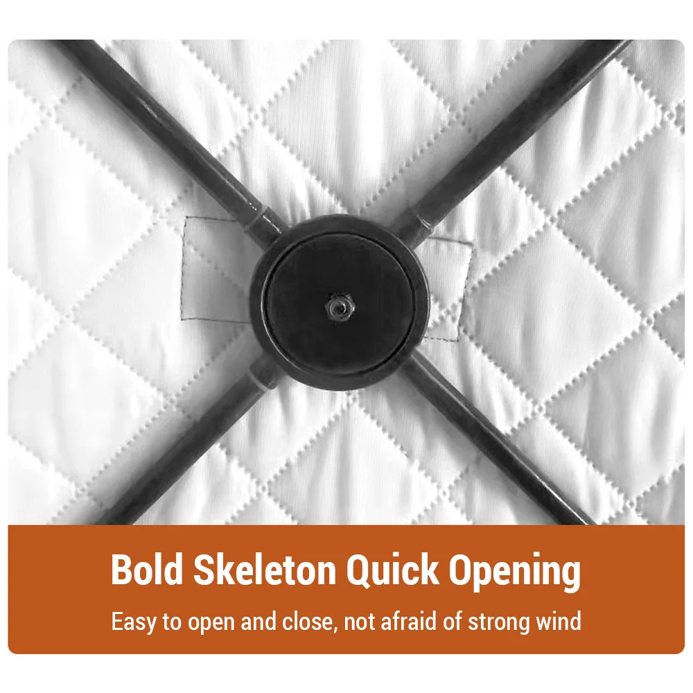 Easy Set-up Winter Fishing Tent Ice Fishing Tent Portable Ice Fishing Shelter Waterproof & Windproof Winter Fishing Equipment