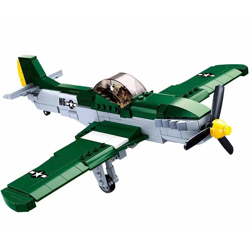 SLUBAN US Military Higgins Landing Craft Warship Building Blocks Navy Weapons Boat Moc Bricks Classic Aircraft Tanks Model Toys