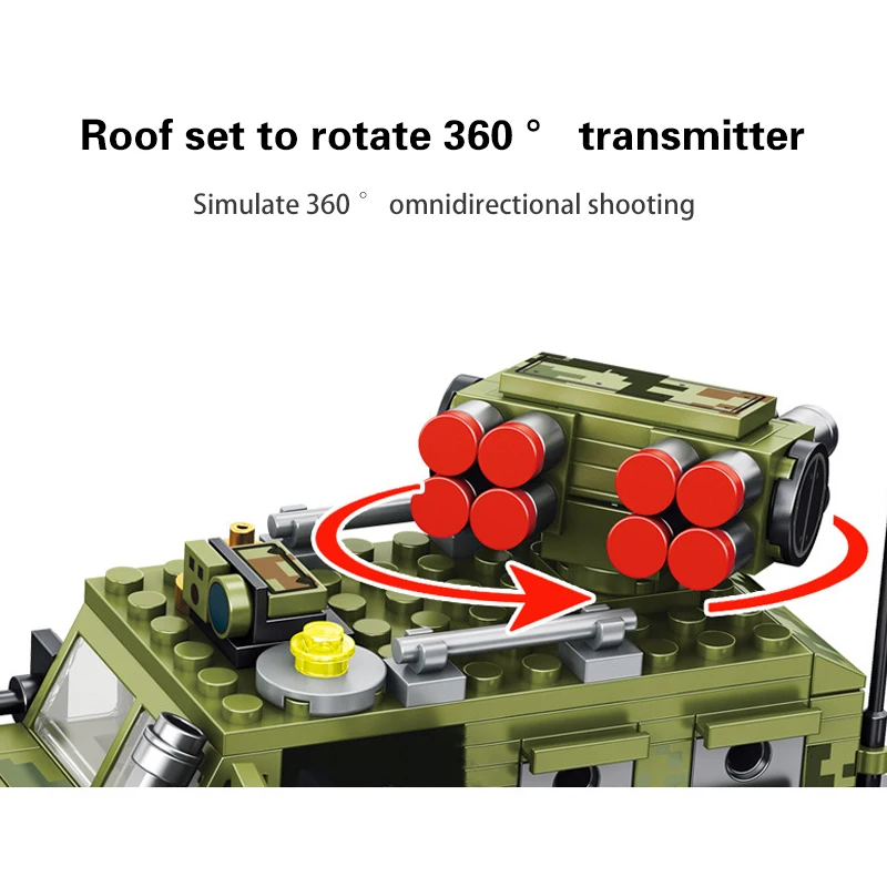 SLUBAN US Military Higgins Landing Craft Warship Building Blocks Navy Weapons Boat Moc Bricks Classic Aircraft Tanks Model Toys