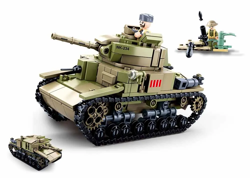 SLUBAN US Military Higgins Landing Craft Warship Building Blocks Navy Weapons Boat Moc Bricks Classic Aircraft Tanks Model Toys