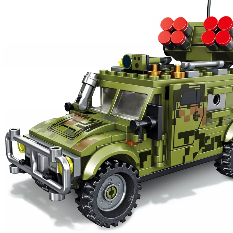 SLUBAN US Military Higgins Landing Craft Warship Building Blocks Navy Weapons Boat Moc Bricks Classic Aircraft Tanks Model Toys