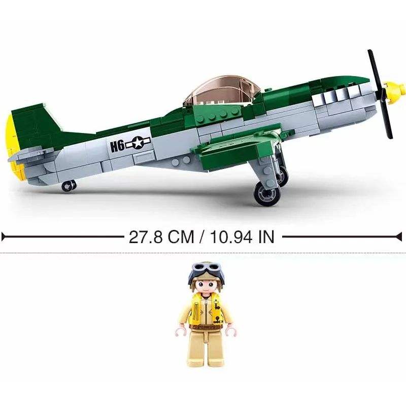 SLUBAN US Military Higgins Landing Craft Warship Building Blocks Navy Weapons Boat Moc Bricks Classic Aircraft Tanks Model Toys
