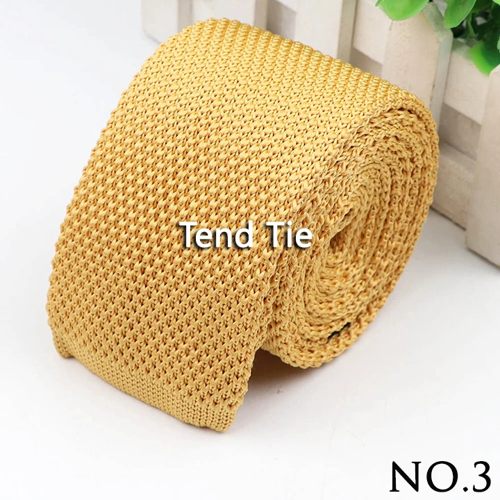 Fashion Men's Colourful Knitted Necktie Narrow 6CM Classic Woven Cravate Trendy Striped Skinny Ties For Dinner party Daily Wear