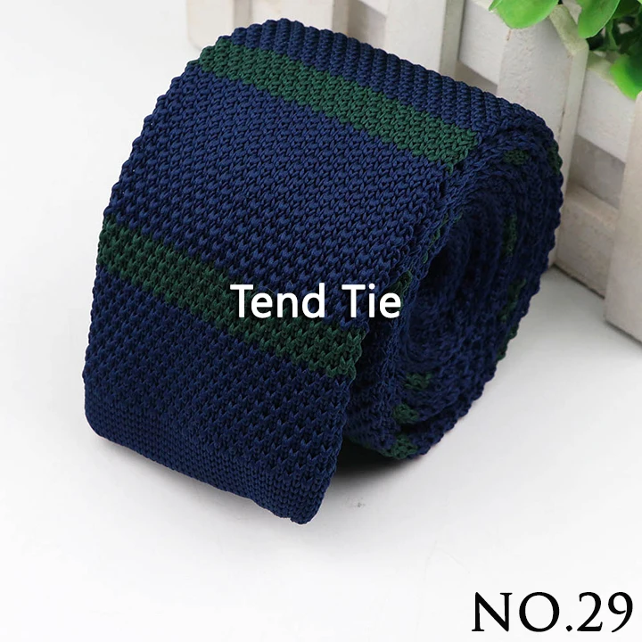 Fashion Men's Colourful Knitted Necktie Narrow 6CM Classic Woven Cravate Trendy Striped Skinny Ties For Dinner party Daily Wear