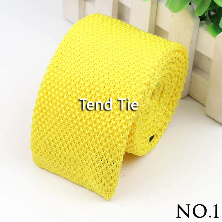 Fashion Men's Colourful Knitted Necktie Narrow 6CM Classic Woven Cravate Trendy Striped Skinny Ties For Dinner party Daily Wear