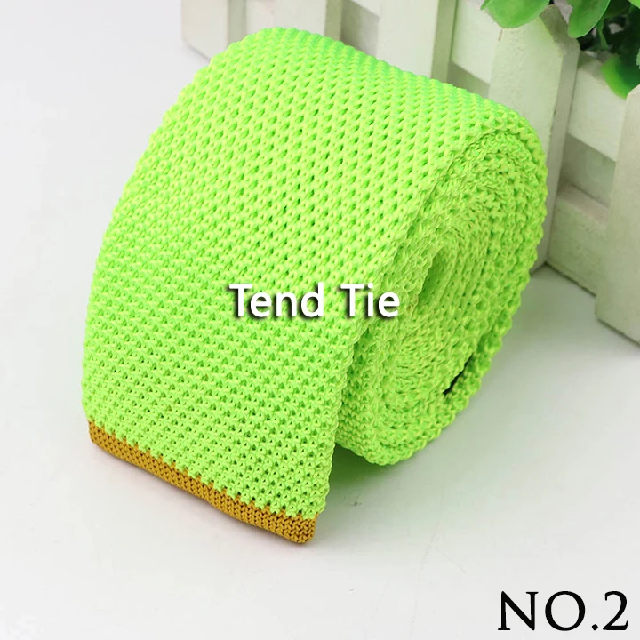 Fashion Men's Colourful Knitted Necktie Narrow 6CM Classic Woven Cravate Trendy Striped Skinny Ties For Dinner party Daily Wear