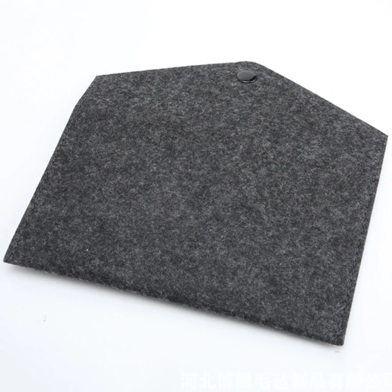 Unisex Portable Felt Coin Purse Multifunction Cards Wear-Resistant Phone Bag Mobile Phone Passport Storage Pocket Change Bag