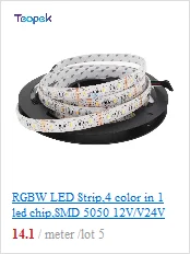 Double Row 5050 RGBW RGBWW RGB Cool White Warm White Flexible LED Strips DC12V 24V 5M/roll 120led/M 600LEDs 15mm PCB