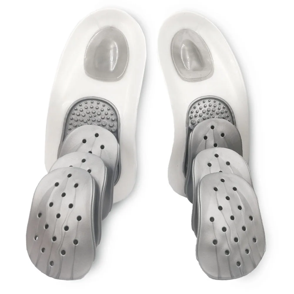 1 Set Orthopedic Shoes Insoles For Feet Foot Massager Sccessories Arch Support Plantar Fasciitis Knee Pads For Work Shoe Sole