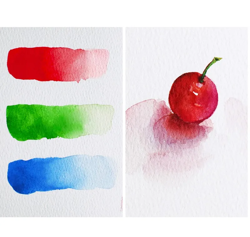Baohong Professional Watercolor Paper 100% Cotton 300g 20 Sheetes Water Color Paper  Acuarela  Art Supplies