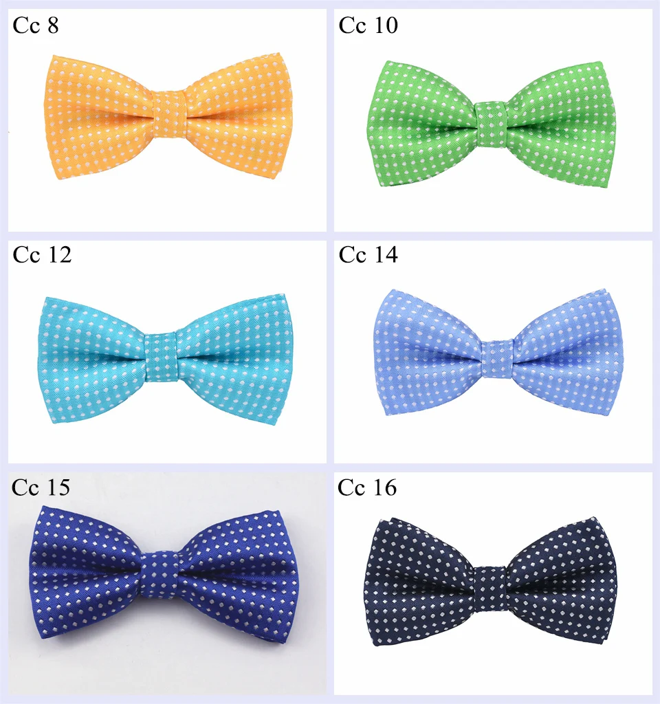 HUISHI Children Fashion Formal Black Bow Tie Kid Classical Dot Bowties Colorful Butterfly Wedding Party Pet Bowtie Tuxedo Ties