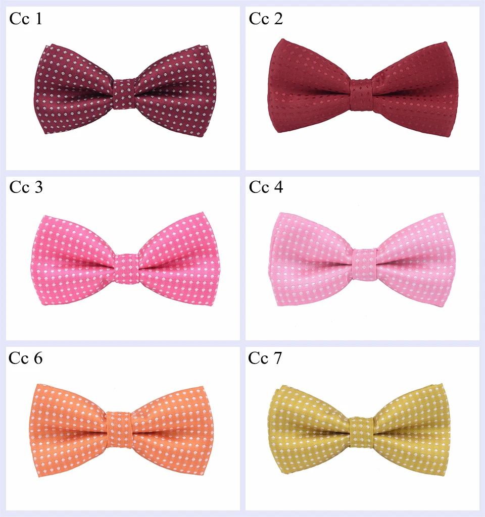 HUISHI Children Fashion Formal Black Bow Tie Kid Classical Dot Bowties Colorful Butterfly Wedding Party Pet Bowtie Tuxedo Ties