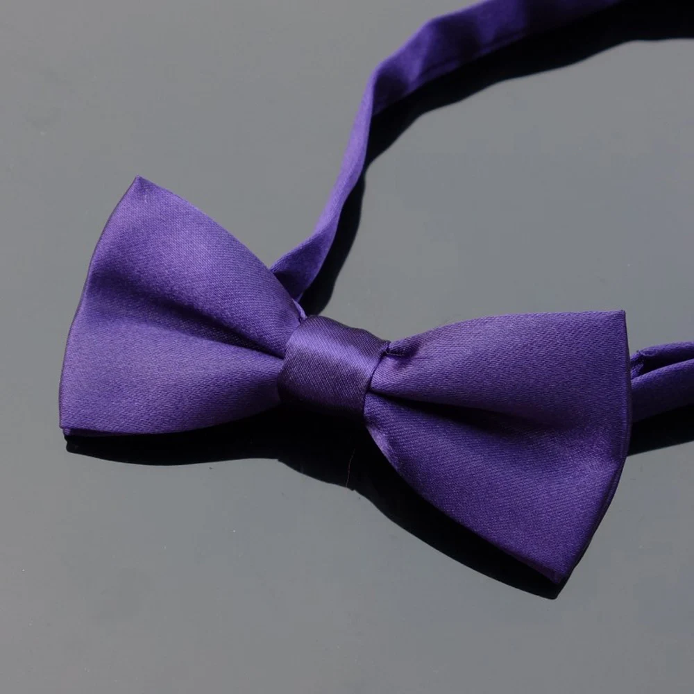 HUISHI 34 Colors Solid Fashion Bowties Groom Kids Formal Colourful Children Cravat Green Marriage Butterfly Wedding Bow Ties