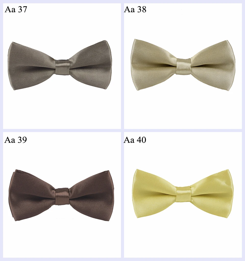HUISHI 34 Colors Solid Fashion Bowties Groom Kids Formal Colourful Children Cravat Green Marriage Butterfly Wedding Bow Ties