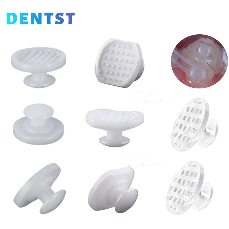 50pcs Orthodontic Dental Direct Bond Eyelet Lingual Buttons Tongue Tamers Bite Opener Cleat Small Sliding Crimpable Hook Tools