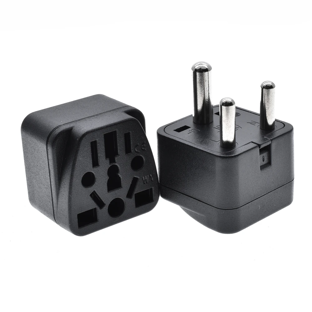 Universal Travel plug to UK,US,EU,small South Africa plug,AC power outlet,adapter,Nepal,India,Sri Lanka Big South Africa 15A/10A