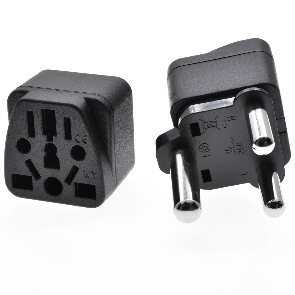 Universal Travel plug to UK,US,EU,small South Africa plug,AC power outlet,adapter,Nepal,India,Sri Lanka Big South Africa 15A/10A