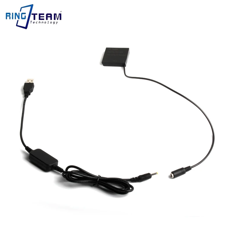 Dummy Battery CGA-S005 S005E DC Coupler With USB 4.0*1.7mm Male Power Cable for Panasonic DMC-FX3 DMC-FX8 FX9 for Sigma DP3M