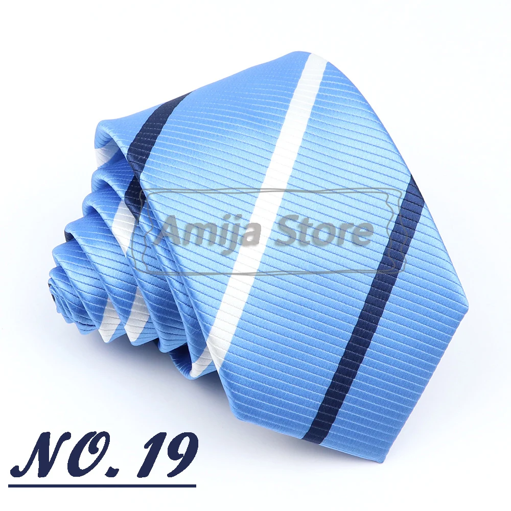 Brand New Men's Tie Red Blue Yellow Striped Plaid Jacquard Necktie Daily Wear Accessories Cravat Wedding Party Gift For A Man