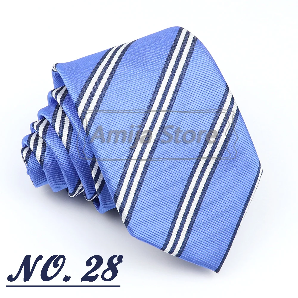 Brand New Men's Tie Red Blue Yellow Striped Plaid Jacquard Necktie Daily Wear Accessories Cravat Wedding Party Gift For A Man