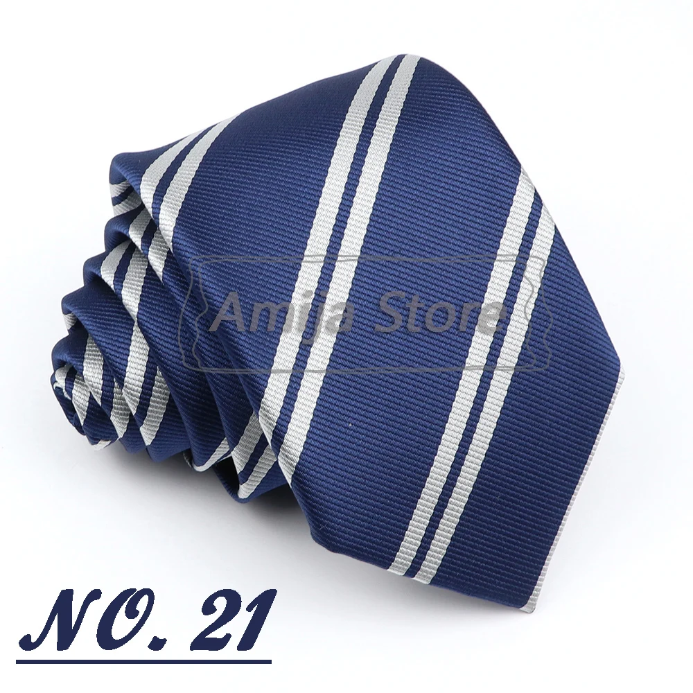 Brand New Men's Tie Red Blue Yellow Striped Plaid Jacquard Necktie Daily Wear Accessories Cravat Wedding Party Gift For A Man