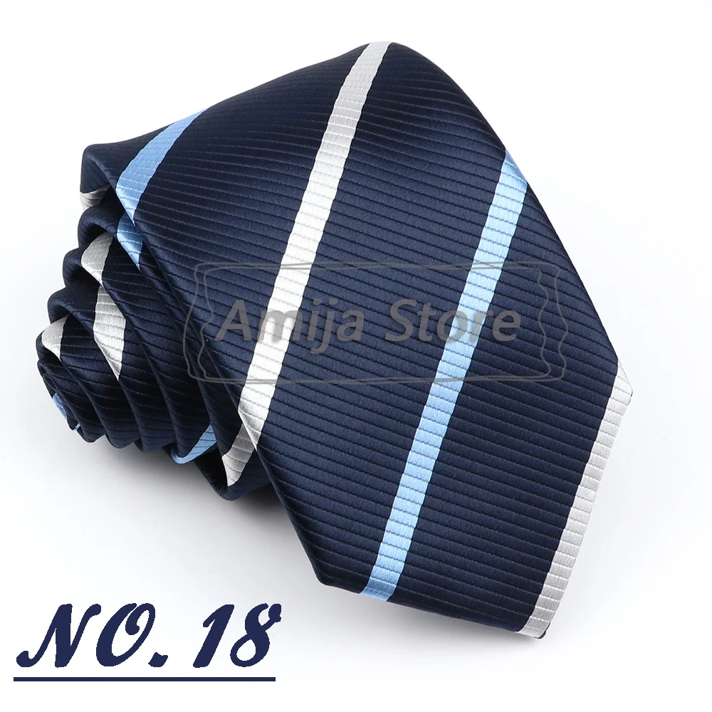 Brand New Men's Tie Red Blue Yellow Striped Plaid Jacquard Necktie Daily Wear Accessories Cravat Wedding Party Gift For A Man