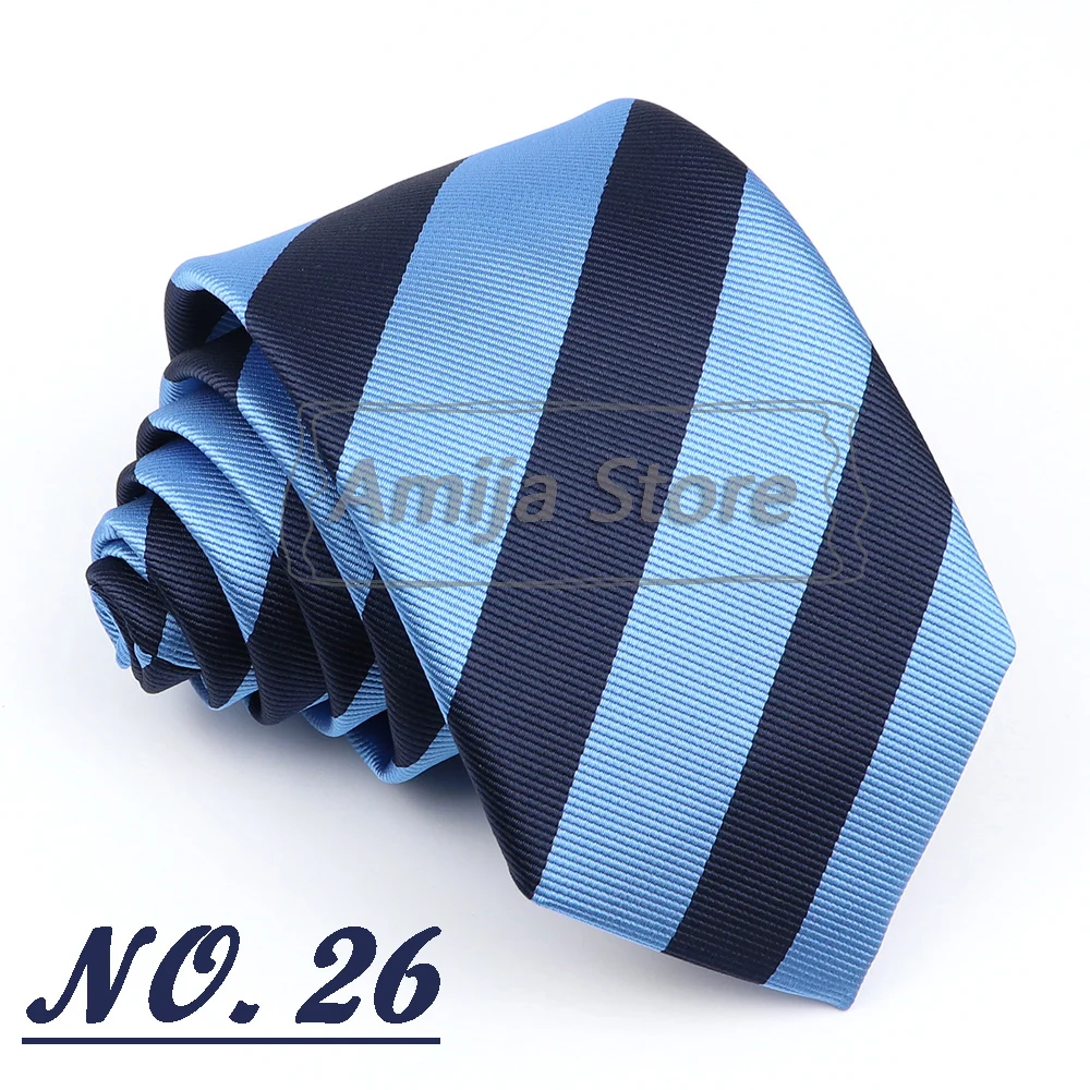 Brand New Men's Tie Red Blue Yellow Striped Plaid Jacquard Necktie Daily Wear Accessories Cravat Wedding Party Gift For A Man