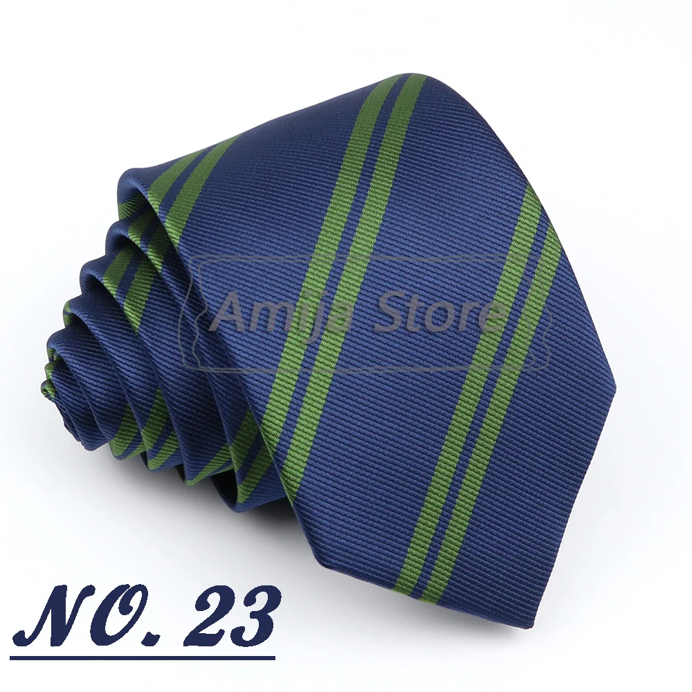 Brand New Men's Tie Red Blue Yellow Striped Plaid Jacquard Necktie Daily Wear Accessories Cravat Wedding Party Gift For A Man