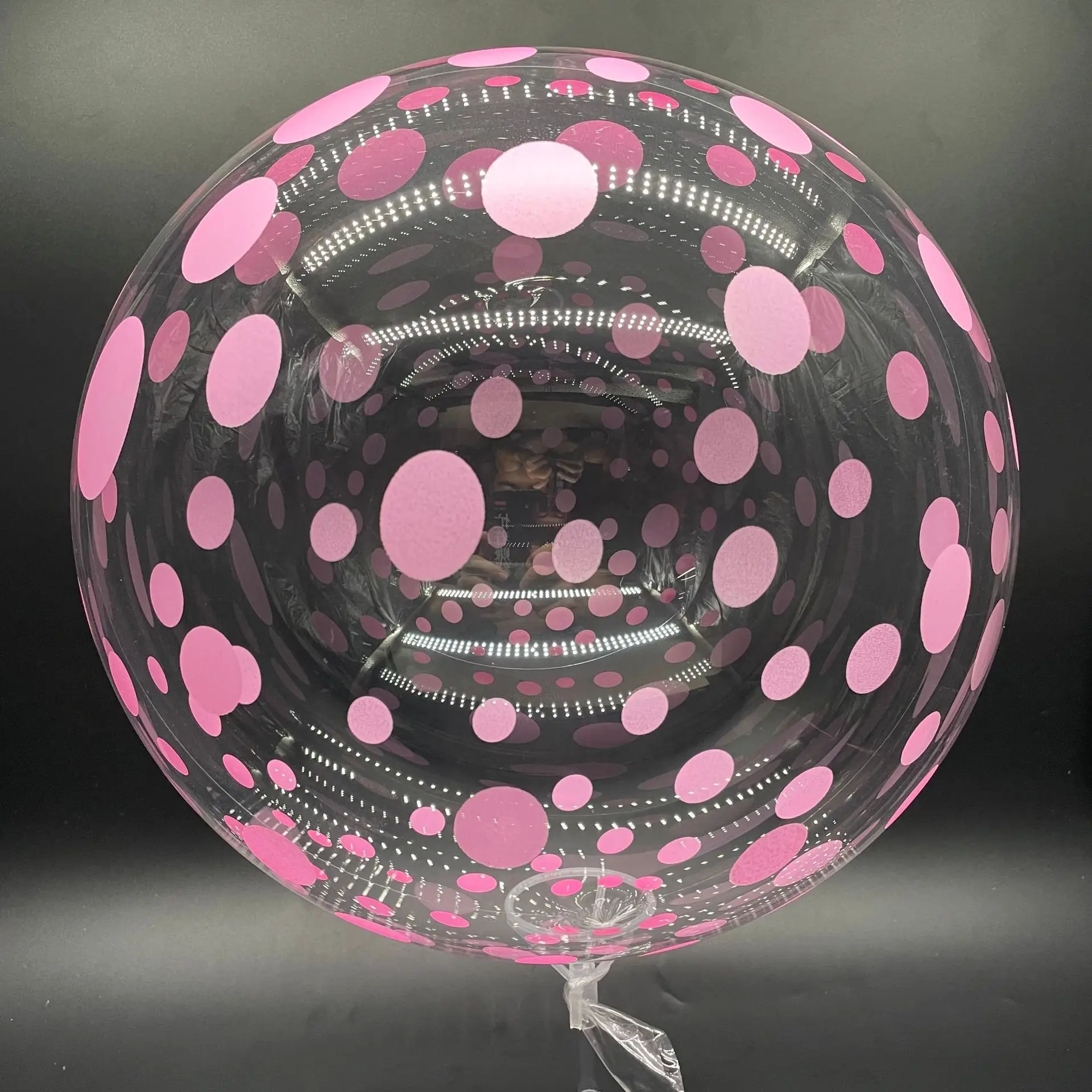 20 Inch Butterfly Printed BoBo Balloons Happy Birthday Transparent Bubble Balloon Birthday Party Baby Shower Wedding Decorations