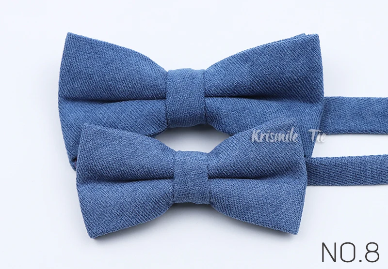 Classic Colorful Parent-Child Bowties Super Soft Velvet Corduroy Wedding Men Kid Bow Tie Romantic Blue Pink Red Butterfly Cravat