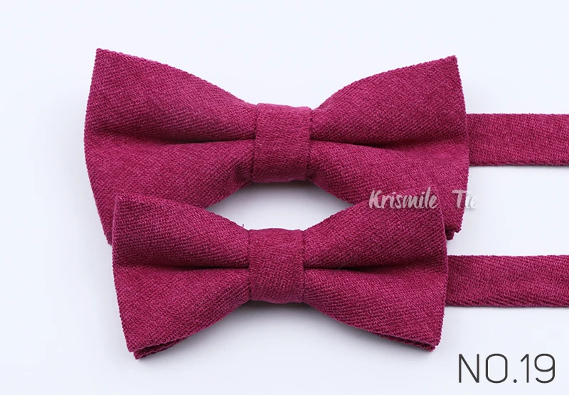 Classic Colorful Parent-Child Bowties Super Soft Velvet Corduroy Wedding Men Kid Bow Tie Romantic Blue Pink Red Butterfly Cravat