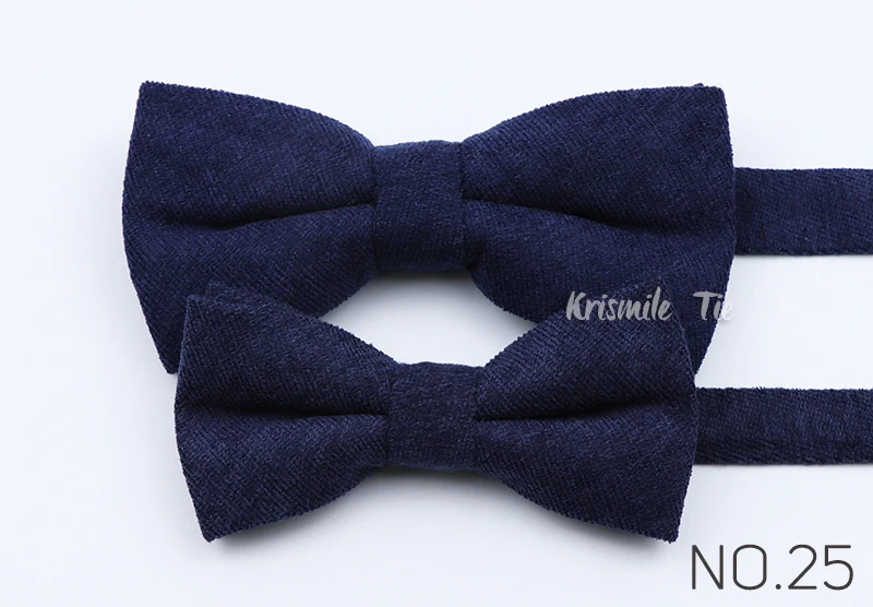 Classic Colorful Parent-Child Bowties Super Soft Velvet Corduroy Wedding Men Kid Bow Tie Romantic Blue Pink Red Butterfly Cravat