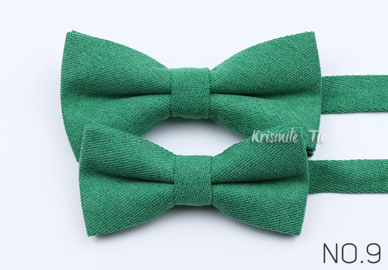 Classic Colorful Parent-Child Bowties Super Soft Velvet Corduroy Wedding Men Kid Bow Tie Romantic Blue Pink Red Butterfly Cravat