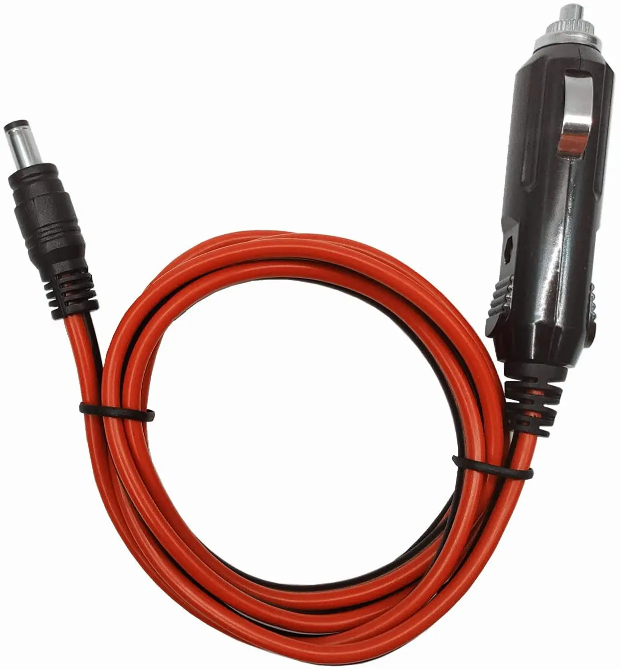 12-24V DC Car Charger Auto Power Supply Cord Cigarette Lighter Male Plug to DC 5.5mm x 2.1mm Connector Extension Cord for dvd