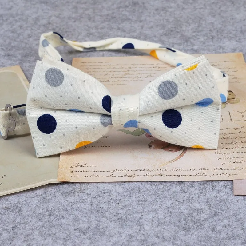 Brand New Men Fashion Retro Flower Print Bow Ties For Man Casual School Boys Cats Pattern Neck Wear Bowtie Accessories Butterfly