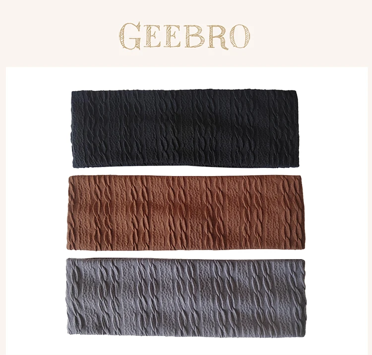 Women Spiral Stripe Soft Hairband Headwrap Lady Knitted Headband Elastic Hair Bands Fashion Solid Color Turban Hair Accessories