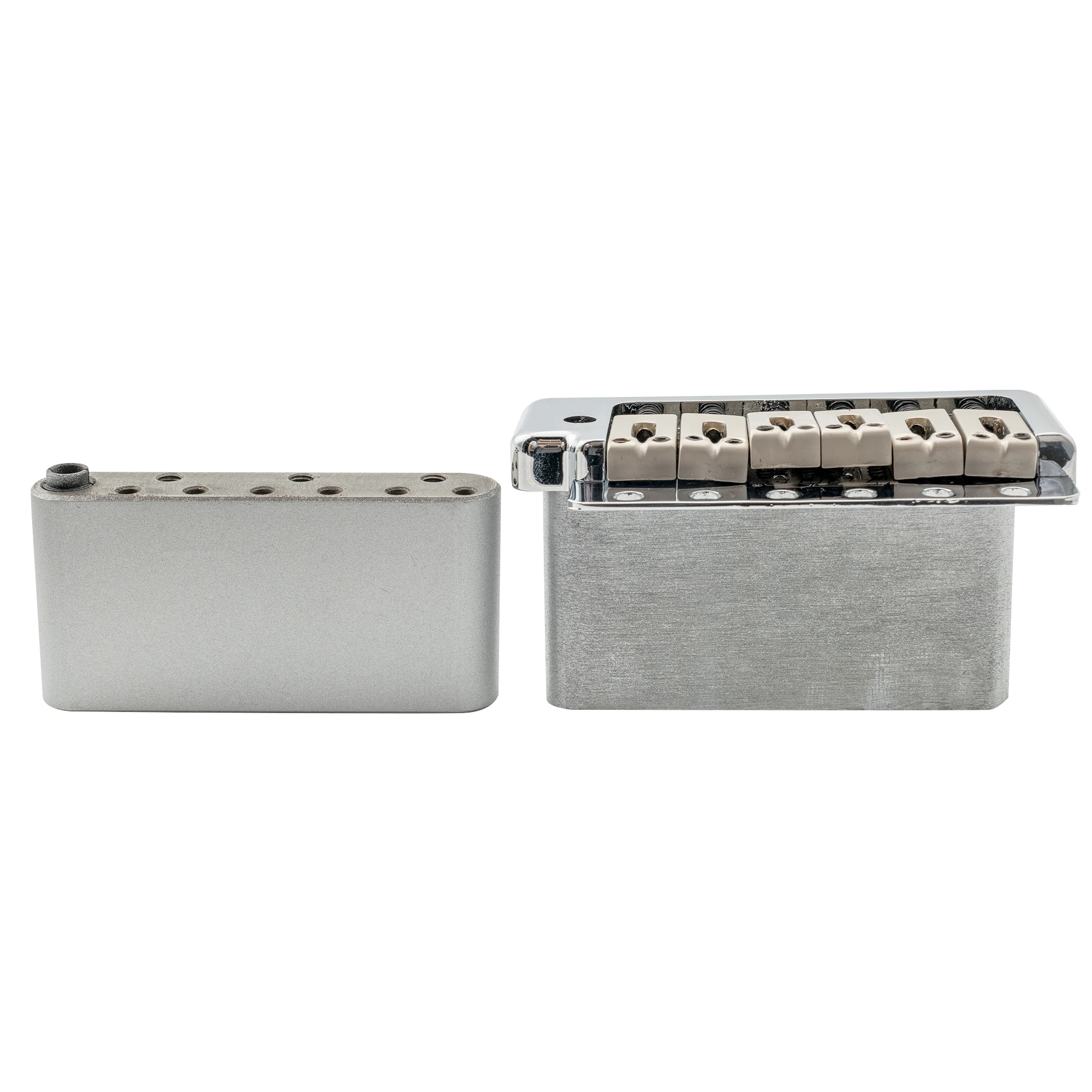 Musiclily Ultra 52.5mm Full Solid Brass/Steel Push-in Style Tremolo Block for ST Style Electric Guitar Wilkinson M Series Bridge