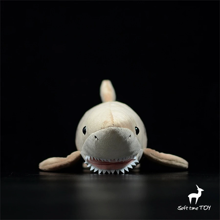 Sand Tiger Shark High Fidelity Anime Cute Plushie Billhead Shark Plush Toys Lifelike Animals Simulation Stuffed Doll Kawai Toy G