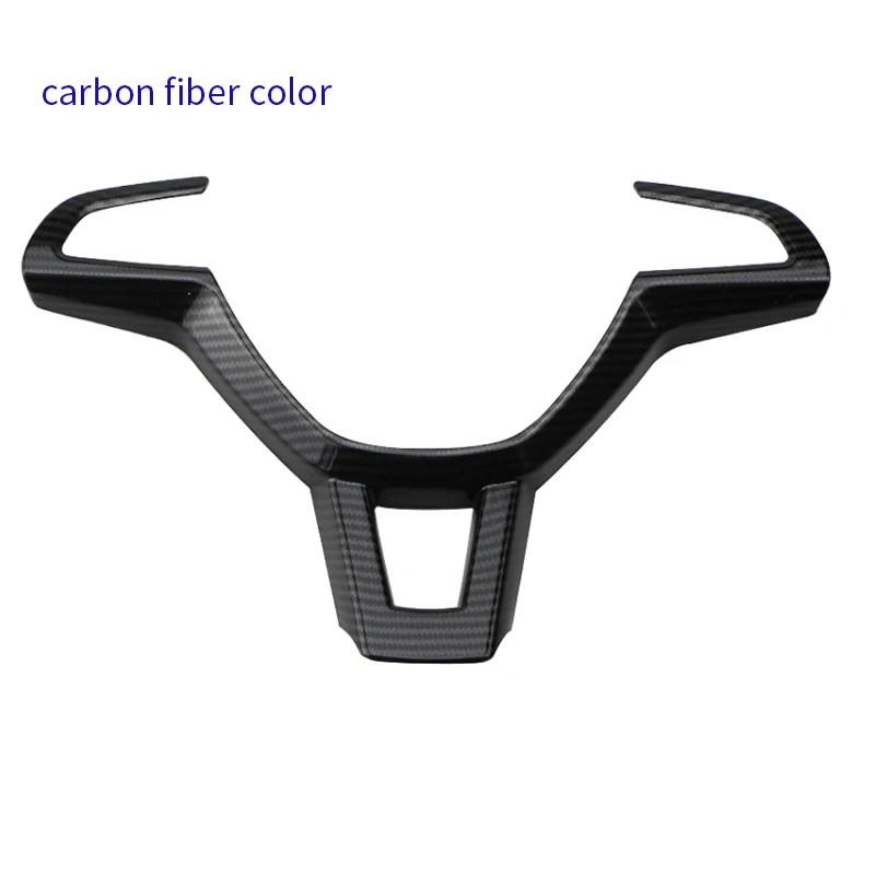 For Volkswagen Skoda Octavia A7 Kodiaq Rapid Yeti Superb ABS Chrome Accessories Car Steering Wheel Protective Cover Trim Sticker