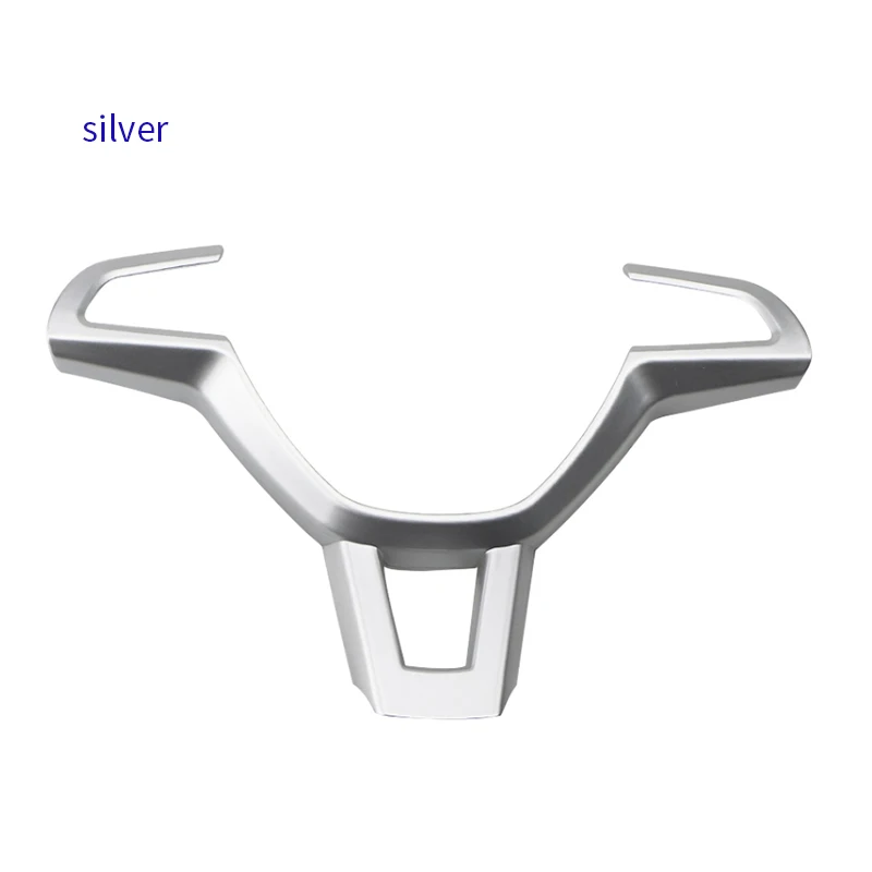 For Volkswagen Skoda Octavia A7 Kodiaq Rapid Yeti Superb ABS Chrome Accessories Car Steering Wheel Protective Cover Trim Sticker