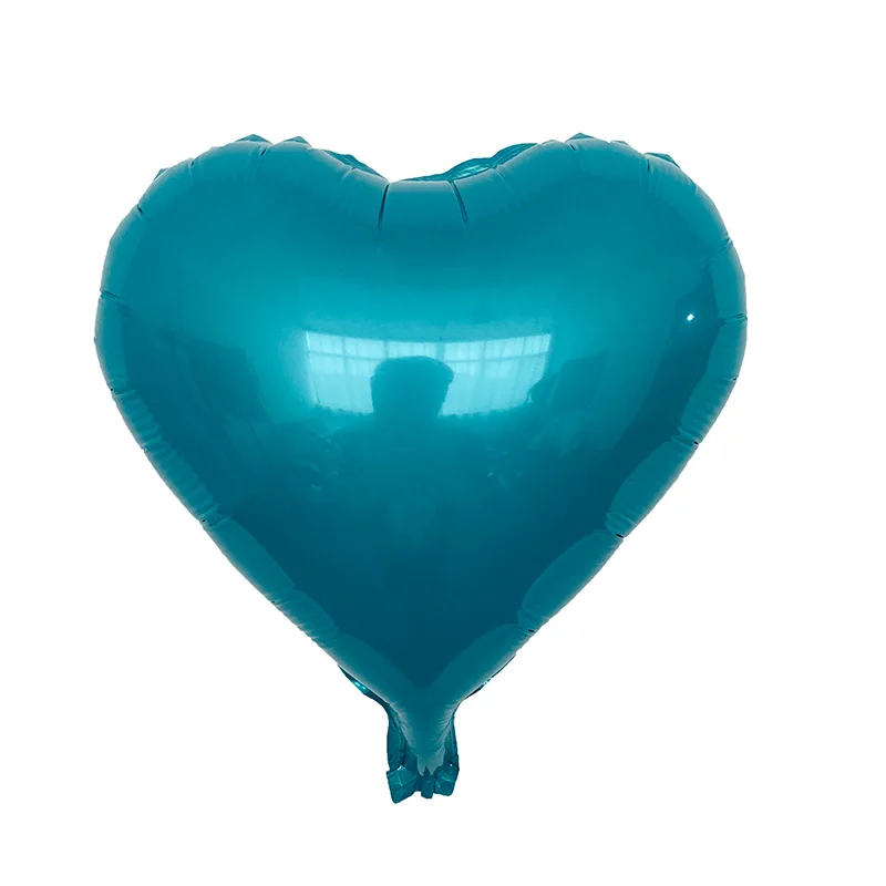 50pcs 10inch Heart Love Aluminum Foil Balloon Baby Shower Child Birthday Party Wedding Decor Supplies Air Balloons Globos