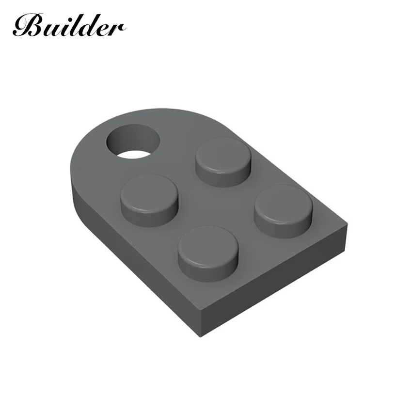 Building BlocksTechnological Part 2x2 Single-Sided Round-Edged Perforated Plate MOC Compatible Brands Bricks Children Toy 3176