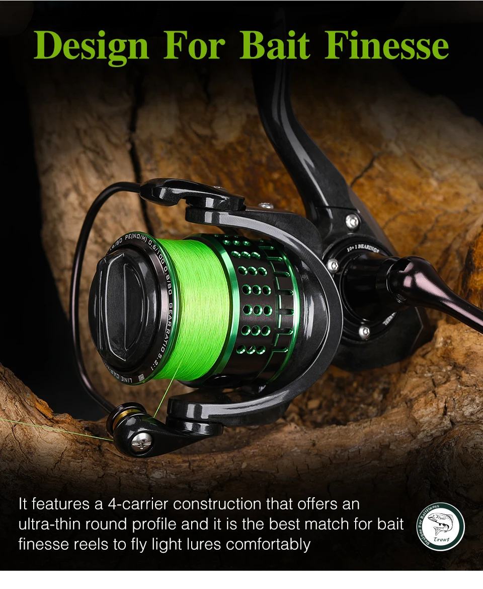 TSURINOYA 4 Weaves PE Fishing Line H4 4-8lb 150m Light Game Trout Game Long Casting 4 Strand Braided Smooth Multifilament Line